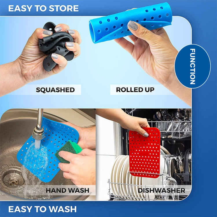 For NINJA DZ201 DZ401 Air Fryers 2pcs Silicone Pad Rectangular Liner