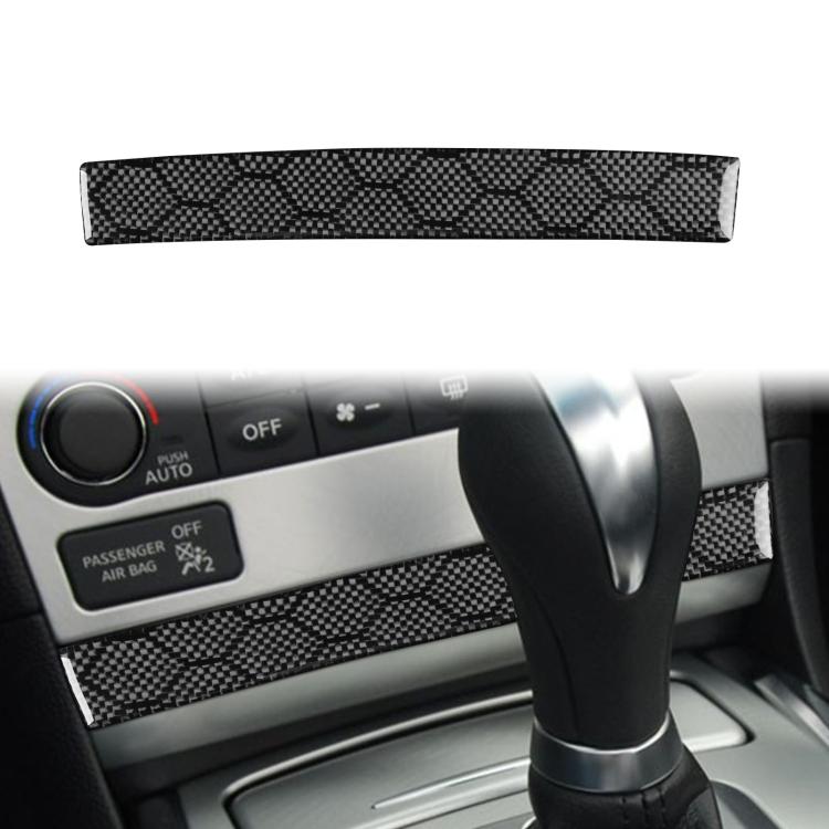 For Infiniti G37/G25/Q60 CD Panel Lower Decorative Strip Sticker