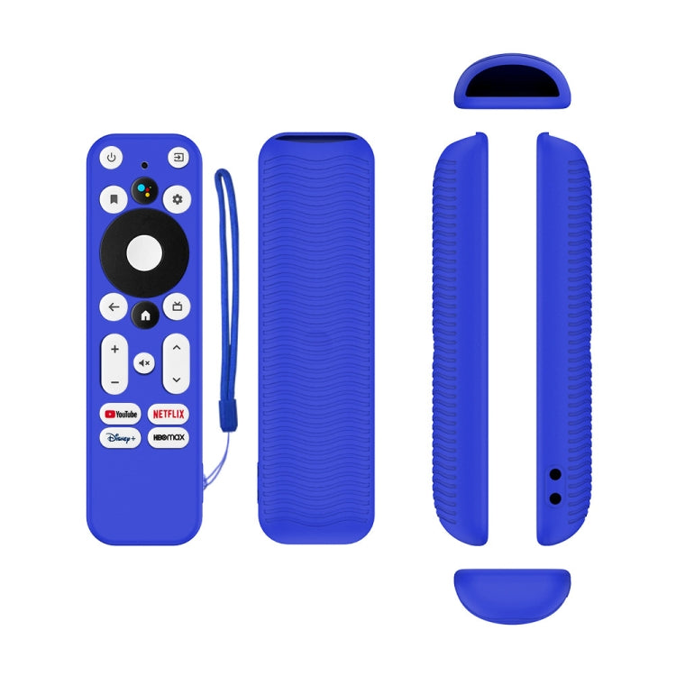 Y55 For ONN Android TV 4K UHD Streaming Device Anti-Fall Silicone Remote Control Cover