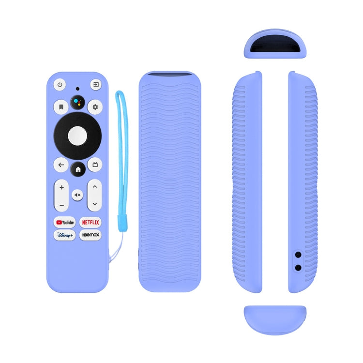 Y55 For ONN Android TV 4K UHD Streaming Device Anti-Fall Silicone Remote Control Cover