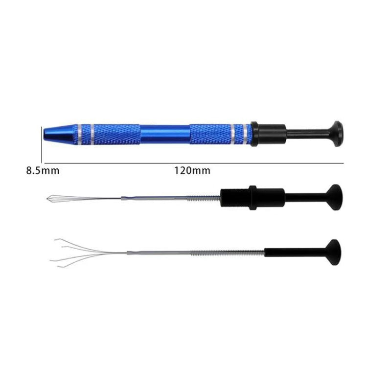 2pcs IC Chip Picker Electronic Component Parts Picker Capacitor IC Grabber Clips, 2pcs Gold, 2pcs Silver, 2pcs Red, 2pcs Dark Brown, 2pcs Blue, 2pcs Black