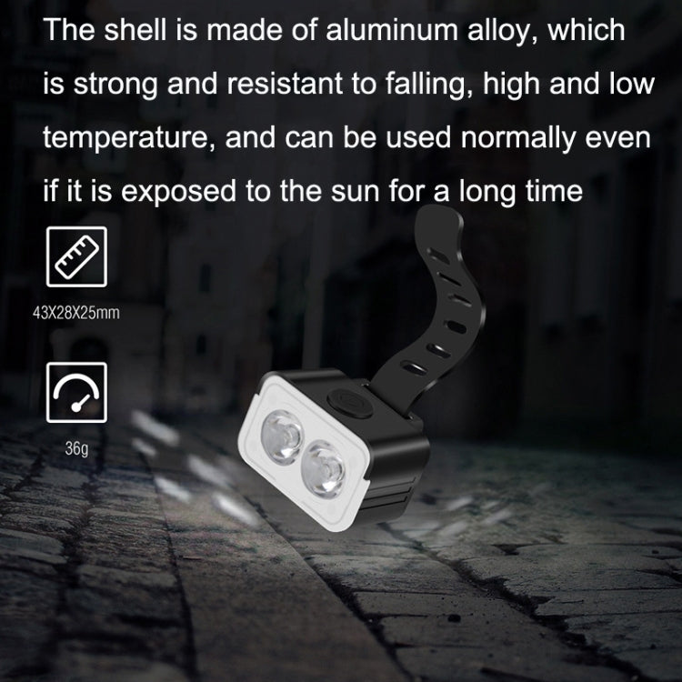 Bicycle Light USB Charging Outdoor LED Riding Lamp Set, Style: