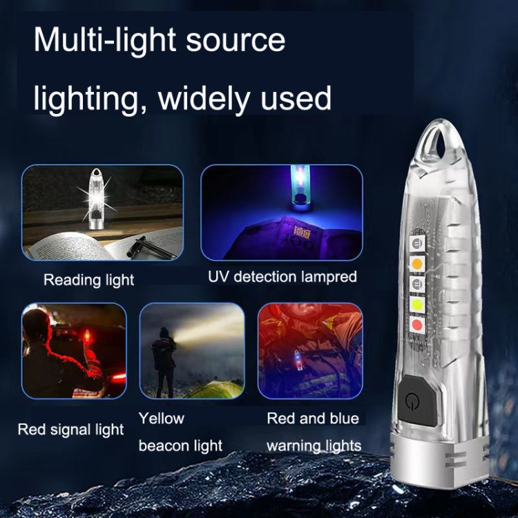 V1 Keychain Lantern Mini Light Flashlight Multifunctional Outdoor Home Flashlight