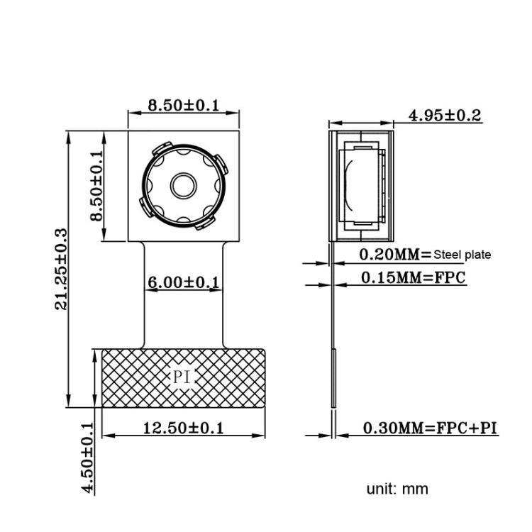 HDF5640-AF AF OV5640 Support 1080P 5MP Camera Module