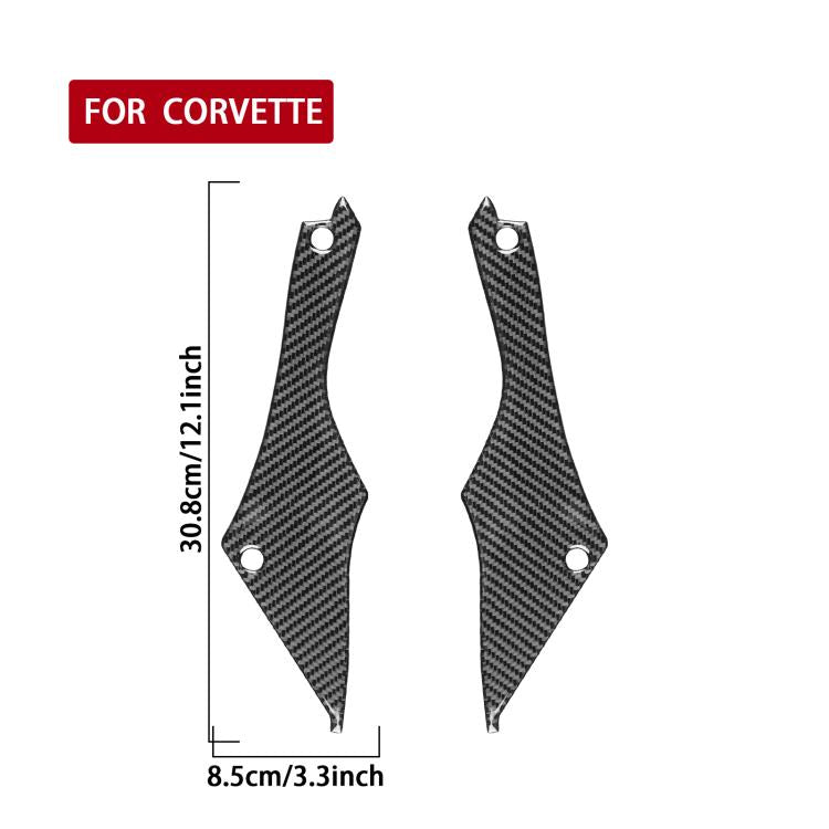 For Chevrolet Corvette C8 2pcs /Set Rear Door Inner Frame Sticker