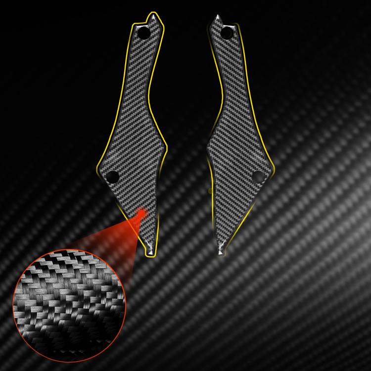 For Chevrolet Corvette C8 2pcs /Set Rear Door Inner Frame Sticker