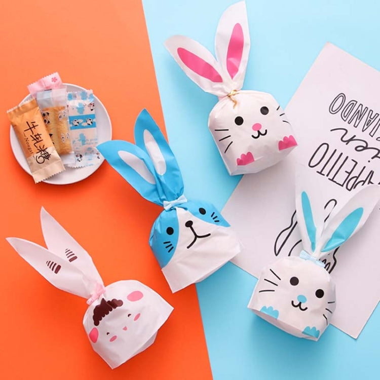 1bag Cartoon Rabbit Ears Gift Packaging Bags Candy Baking Snowflake Cookies Bags