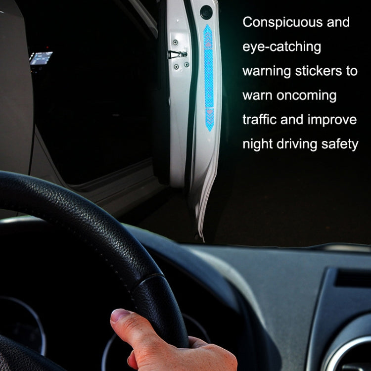 5sets Car Opening Door Anti-Collision Safety Warning Reflector