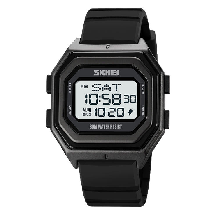 SKMEI 1875 Men Outdoor Electronic Watch Timing Multi-Functional Watch, Style:, 1875 Silicone Band White Machine, 1875 Silicone Band Black Machine, 1875 Steel Band White Machine, 1875 Steel Band Black Machine