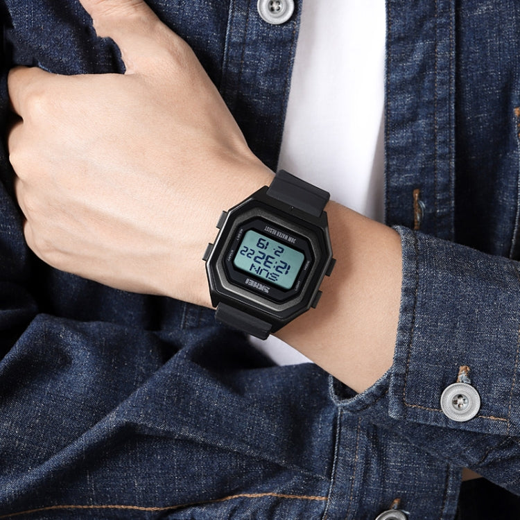 SKMEI 1875 Men Outdoor Electronic Watch Timing Multi-Functional Watch, Style:, 1875 Silicone Band White Machine, 1875 Silicone Band Black Machine, 1875 Steel Band White Machine, 1875 Steel Band Black Machine
