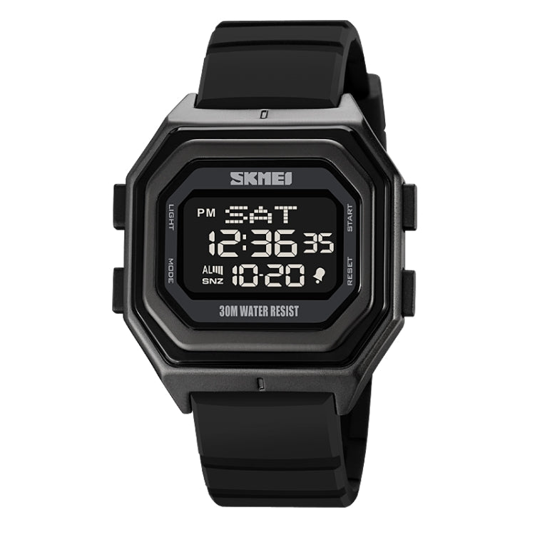 SKMEI 1875 Men Outdoor Electronic Watch Timing Multi-Functional Watch, Style:, 1875 Silicone Band White Machine, 1875 Silicone Band Black Machine, 1875 Steel Band White Machine, 1875 Steel Band Black Machine