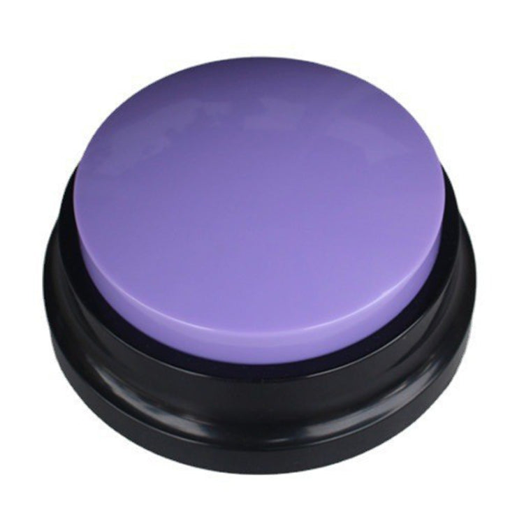 Pet Communication Button Dog Vocal Box Recording Vocalizer, Style: Recording Model, Dark Blue, Light Blue, Green, Purple, Red, Orange, Rose Red, Pink, Yellow, Lake Blue, White