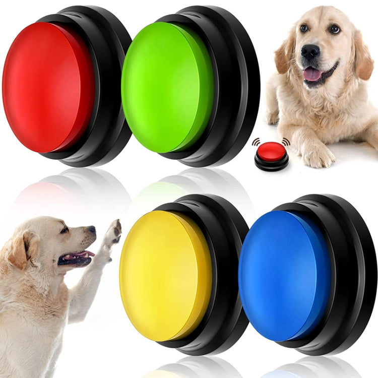 Pet Communication Button Dog Vocal Box Recording Vocalizer, Style: Recording Model, Dark Blue, Light Blue, Green, Purple, Red, Orange, Rose Red, Pink, Yellow, Lake Blue, White