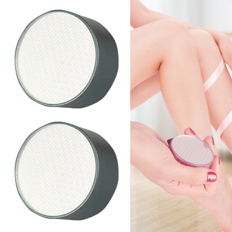 2pcs Manual Compact and Portable Double-sided Nano Hair Removal Foot Scrubbers
