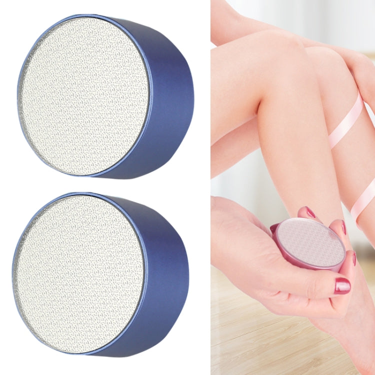 2pcs Manual Compact and Portable Double-sided Nano Hair Removal Foot Scrubbers