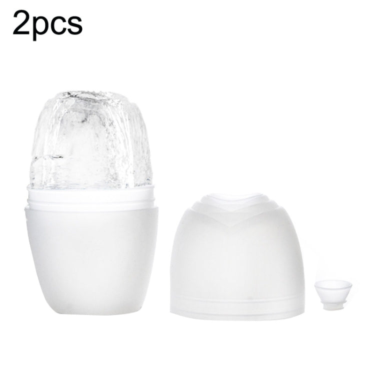 2pcs L-03-01 Face Ice Apparatus Massage Ice Roller Beauty Makeup Silicone Face Ice Tray, Makeup Olive Green With Hole, Makeup Vitality Orange With Hole, Makeup Charm Purple With Hole, Makeup Blue With Hole, Makeup Rose Red With Hole                    ...