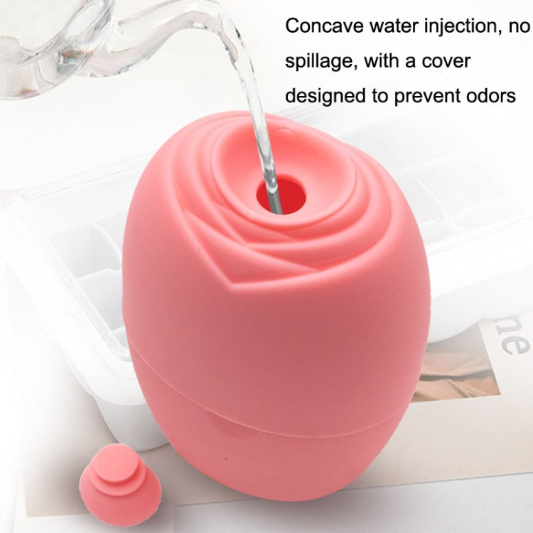 2pcs L-03-01 Face Ice Apparatus Massage Ice Roller Beauty Makeup Silicone Face Ice Tray, Makeup Olive Green With Hole, Makeup Vitality Orange With Hole, Makeup Charm Purple With Hole, Makeup Blue With Hole, Makeup Rose Red With Hole                    ...