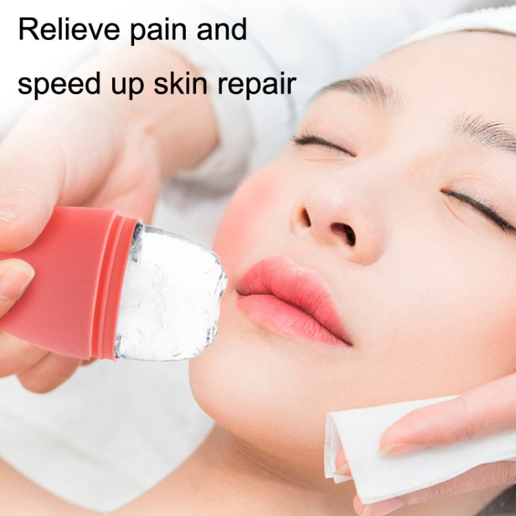 2pcs L-03-01 Face Ice Apparatus Massage Ice Roller Beauty Makeup Silicone Face Ice Tray, Makeup Olive Green With Hole, Makeup Vitality Orange With Hole, Makeup Charm Purple With Hole, Makeup Blue With Hole, Makeup Rose Red With Hole                    ...