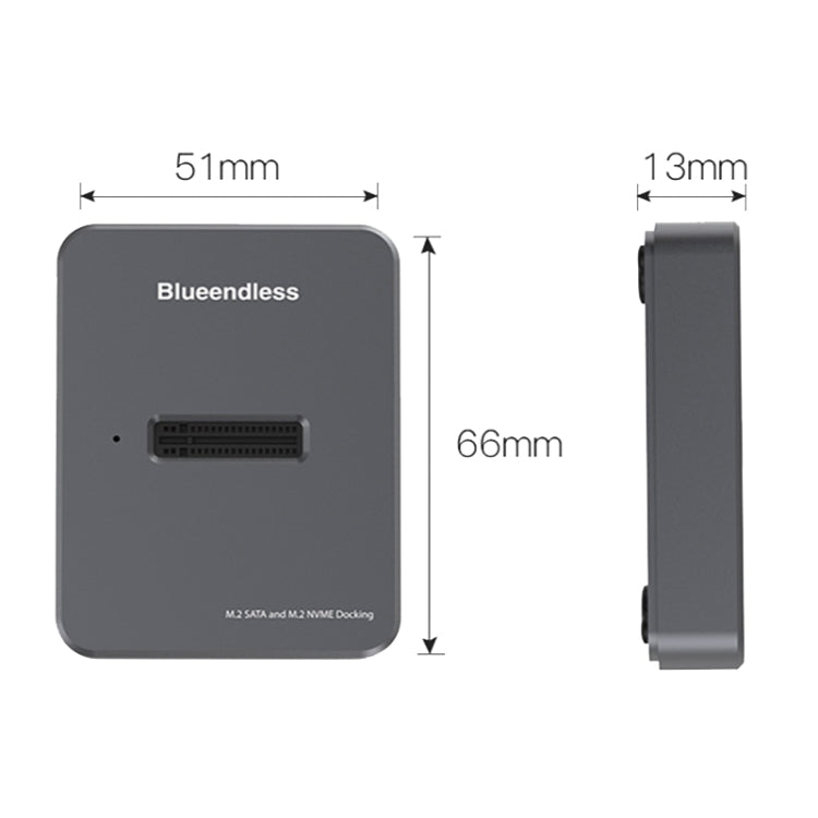 Blueendless SD03 M.2 SATA/NVME Dual Protocol Solid-State Hard Disk Base