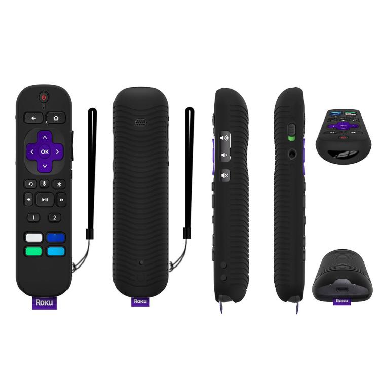 For TCL Roku Voice Remote Pro Y30 Remote Control Shockproof Silicone Protective Case, For TCL Roku Voice Remote Pro(Luminous Blue), For TCL Roku Voice Remote Pro(Luminous White), For TCL Roku Voice Remote Pro(Black), For TCL Roku Voice Remote Pro(Orang...