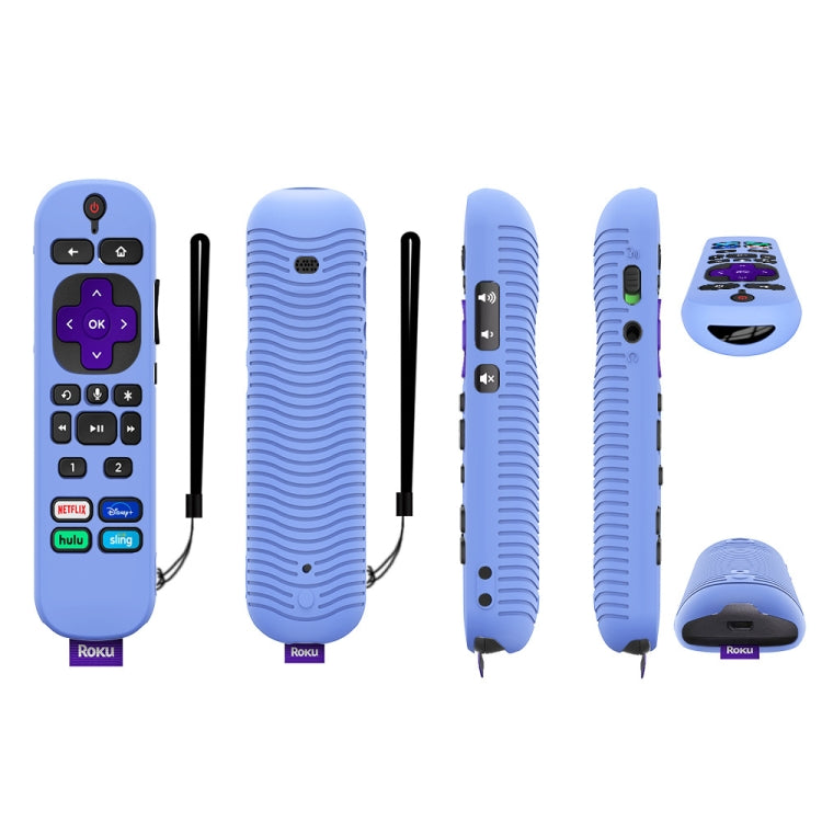 For TCL Roku Voice Remote Pro Y30 Remote Control Shockproof Silicone Protective Case