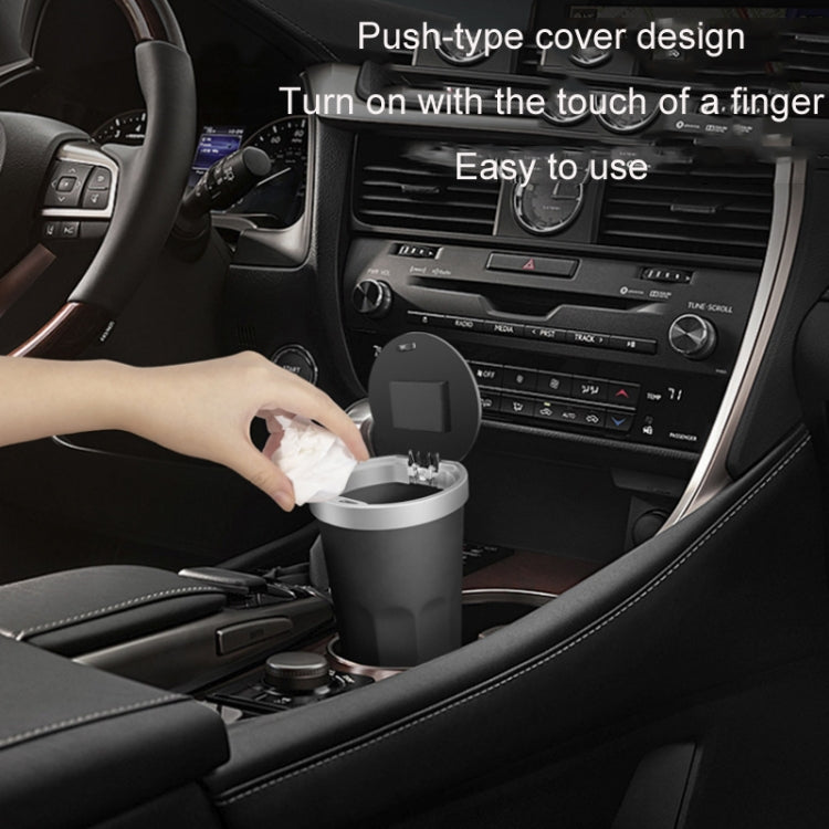 Car Storage Tube Cup Holder Miscellaneous Trash Can With Aroma Diffuser