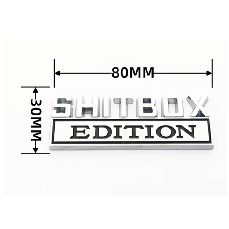 5pcs Car Body Rear Modification Badge Plate Label