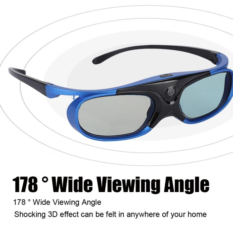 JX30-T Active Shutter 3D Glasses Support 96HZ-144HZ for DLP-LINK Projection X5/Z6/H2