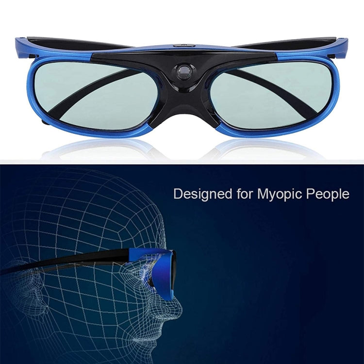 JX30-T Active Shutter 3D Glasses Support 96HZ-144HZ for DLP-LINK Projection X5/Z6/H2