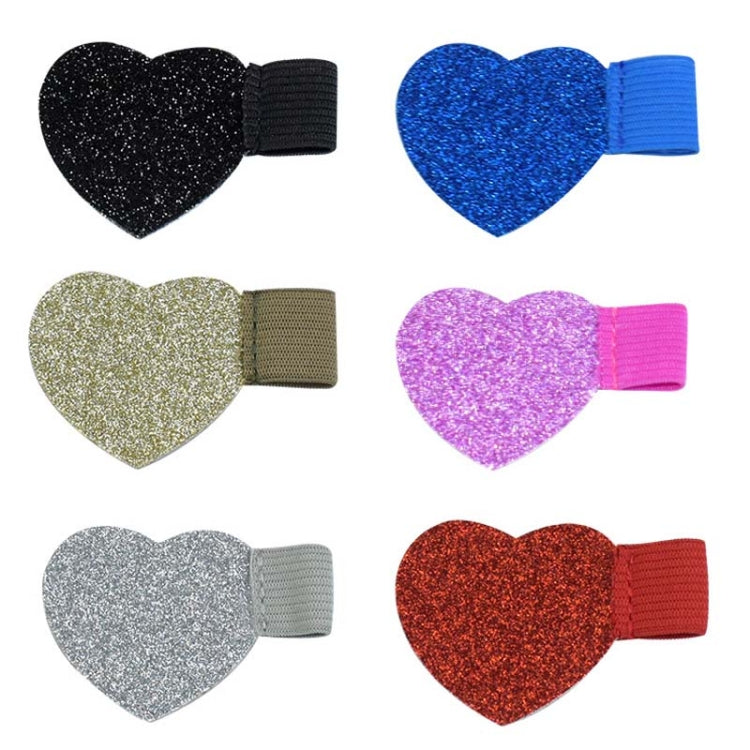 2pcs Mini Self-Adhesive Love Pen Holder PU Pen Clip Elastic Band Pen Insert