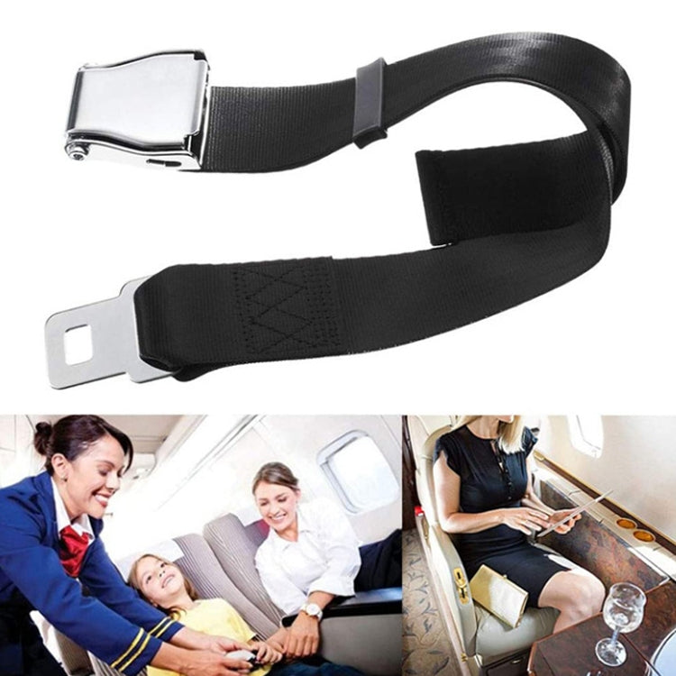 Two Point Aircraft Buckle Adjustable Seat Belt Extended Band