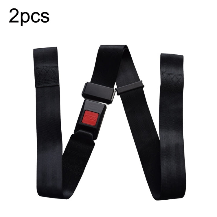 2pcs B7 Free Installation Motorcycle / Stretcher / Electric Wheelchair Seat Belt