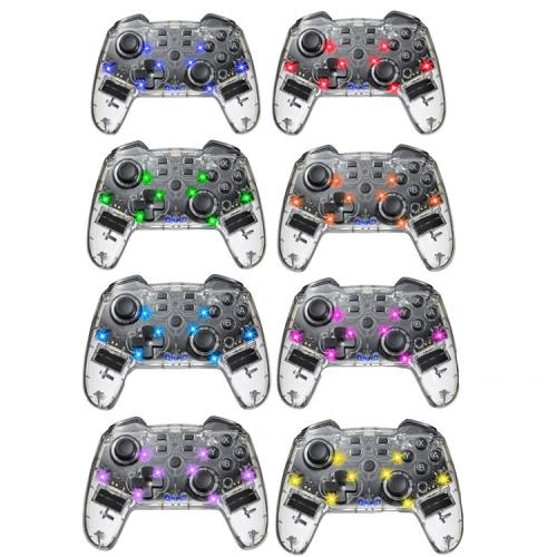 For Switch Pro Wireless Bluetooth Gamepad With LED Light Wake Up Function