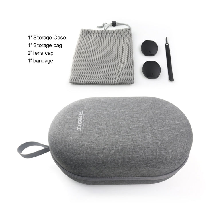 For PS5 VR2  DOBE Portable Multifunctional Storage Bag Lens Protector