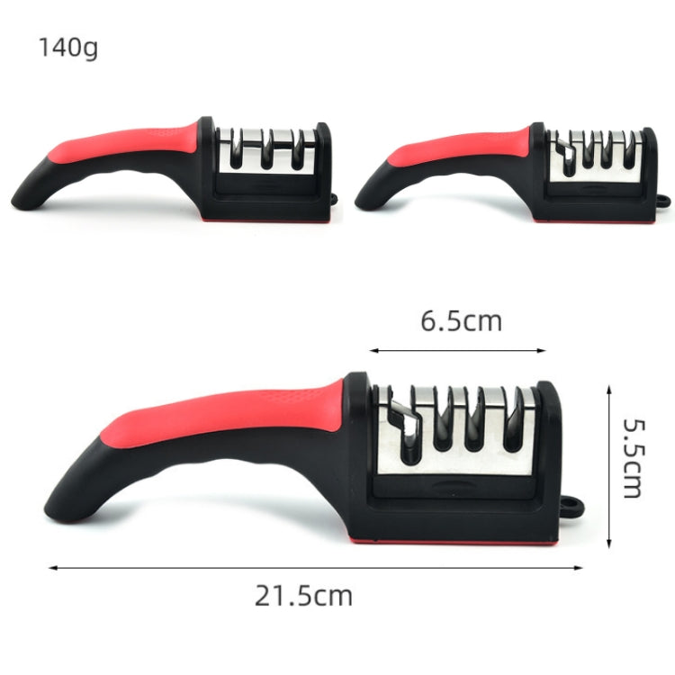 Kitchen Multifunctional Hangable Multi-segment Handheld Knife Sharpener, Specification: 3 Stage