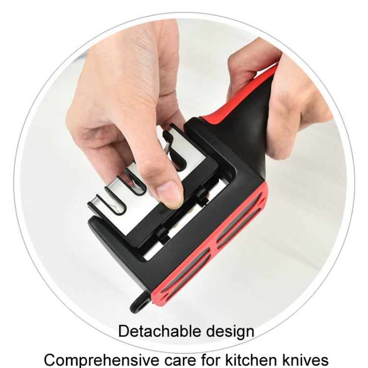 Kitchen Multifunctional Hangable Multi-segment Handheld Knife Sharpener, Specification: 3 Stage