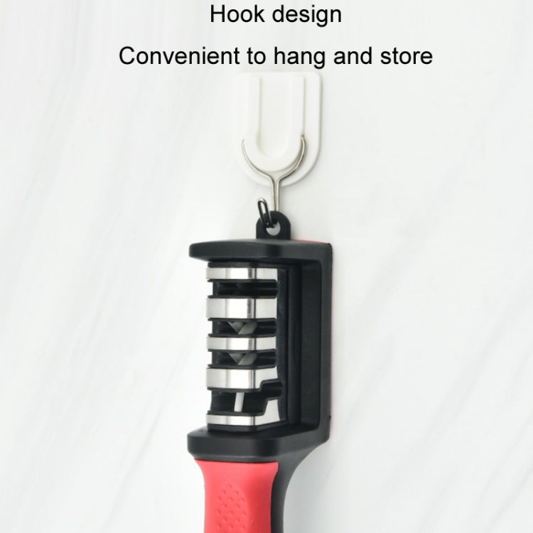 Kitchen Multifunctional Hangable Multi-segment Handheld Knife Sharpener, Specification: 3 Stage