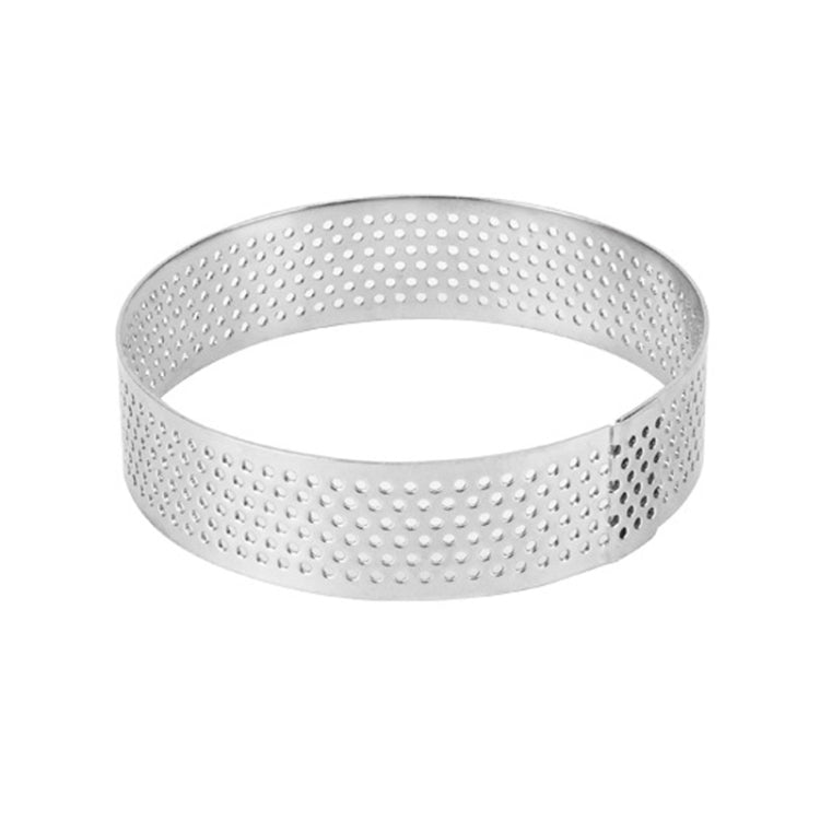 BN1006 Stainless Steel Mousse Circle Thickened Perforated Cake Mold DIY Baking Tools, Oval(5.5 inches), Round(3.5 inches), Oval(7.2 inches), Rectangle(3.9 inches), Love(3.1 inches), Rectangle(4.3 inches), Rectangle(4.7 inches), Rectangle(7 inches)     ...