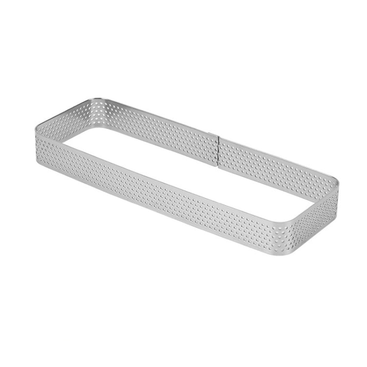 BN1006 Stainless Steel Mousse Circle Thickened Perforated Cake Mold DIY Baking Tools, Oval(5.5 inches), Round(3.5 inches), Oval(7.2 inches), Rectangle(3.9 inches), Love(3.1 inches), Rectangle(4.3 inches), Rectangle(4.7 inches), Rectangle(7 inches)     ...