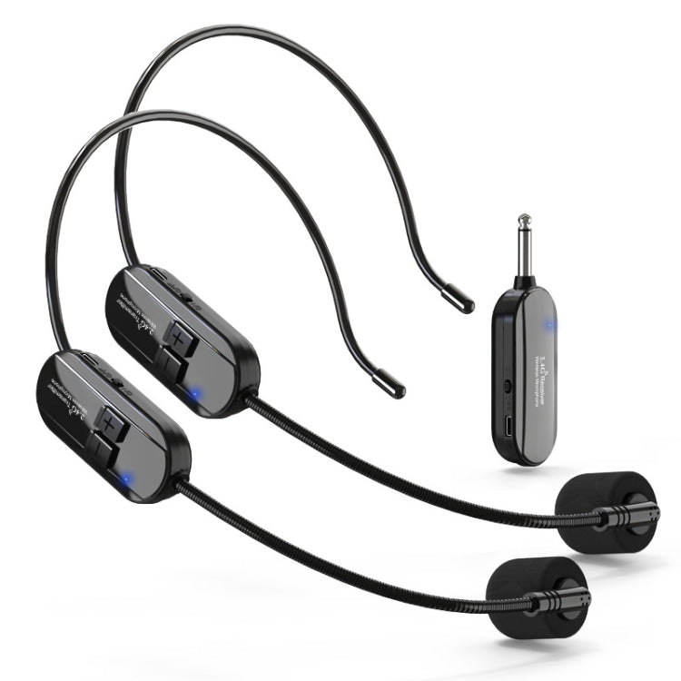 Wireless Head-Mounted Condenser Microphone Anti-Howling Loudspeaker