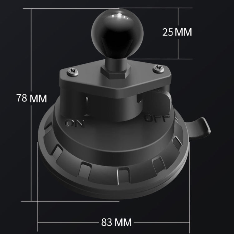 Car Windshield Dashboard Phone Holder Ball Head Suction Cup Base