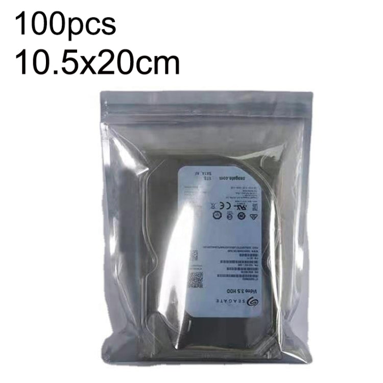 100pcs / Pack 20x30cm Anti-static Shielding Bag Hard Disk Insulation Bag Electronic Plastic Motherboard Packaging Bag