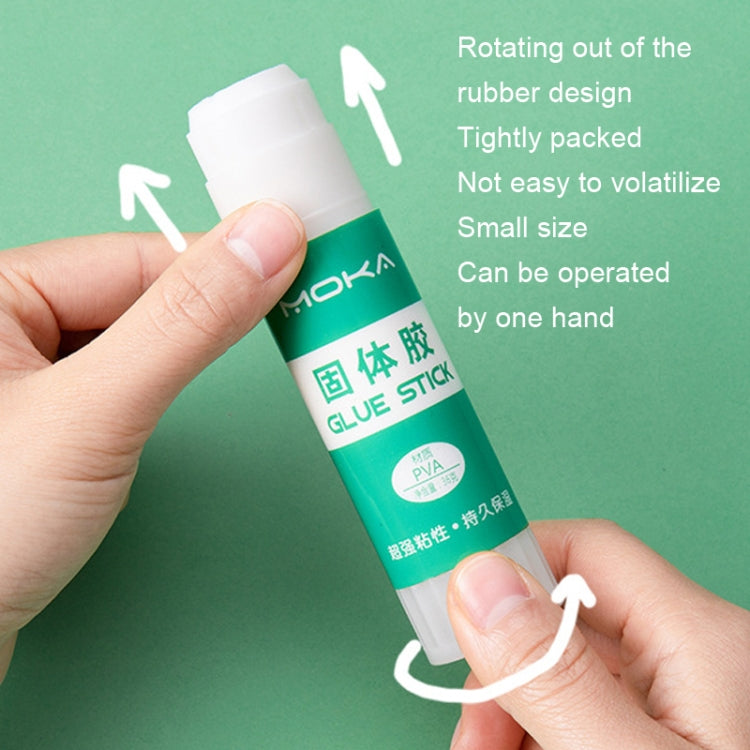 12pcs 15g MOKA Solid Glue Student Stationery Children Handmade Solid Glue Stick