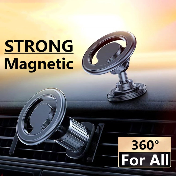 D19 Car Magnetic Mobile Phone Holder Rotatable Metal Navigation Bracket, Spec:, D19 Air Outlet (Black), D19 Air Outlet (Silver), D19 Extended (Black), D19 Extended (Silver), D19 Seat (Black), D19 Seat (Silver), D19 Sticker (Black), D19 Sticker (Silver)