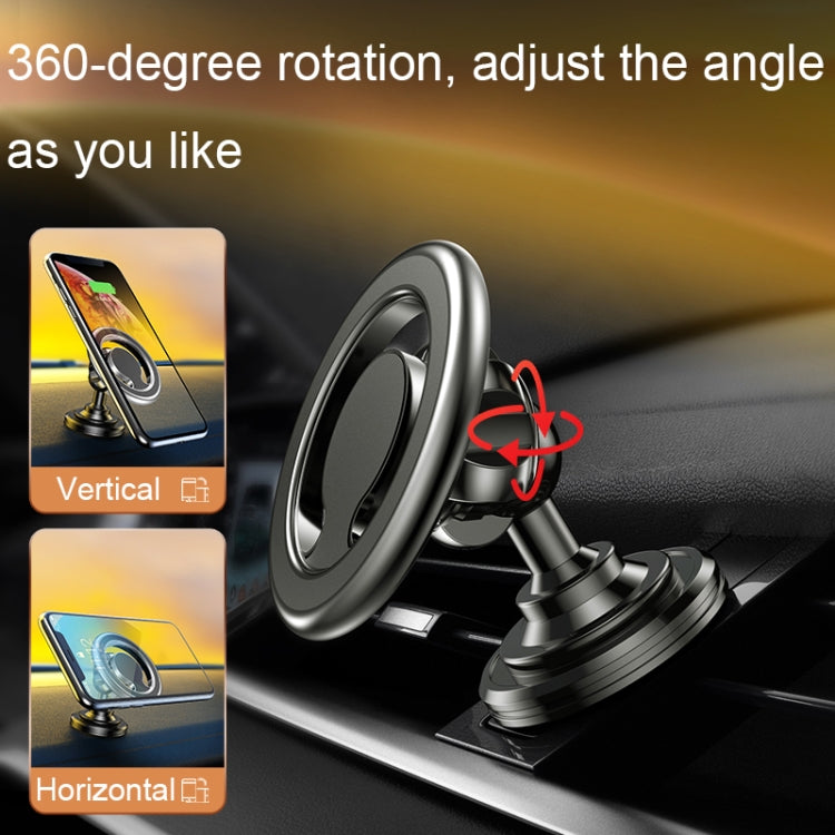 D19 Car Magnetic Mobile Phone Holder Rotatable Metal Navigation Bracket, Spec: