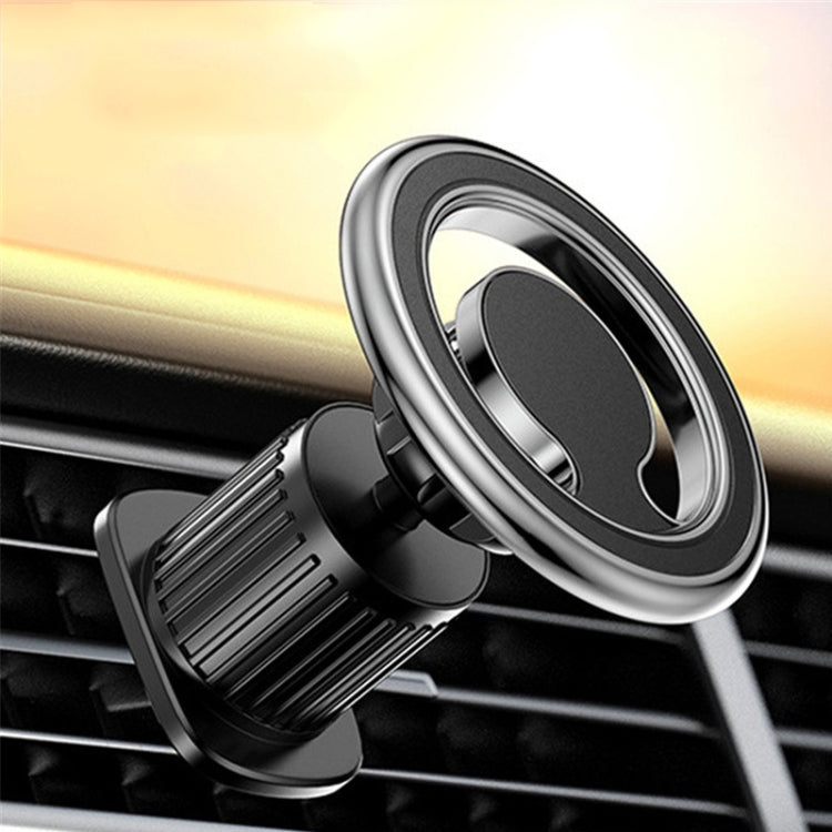 D19 Car Magnetic Mobile Phone Holder Rotatable Metal Navigation Bracket, Spec:, D19 Air Outlet (Black), D19 Air Outlet (Silver), D19 Extended (Black), D19 Extended (Silver), D19 Seat (Black), D19 Seat (Silver), D19 Sticker (Black), D19 Sticker (Silver)