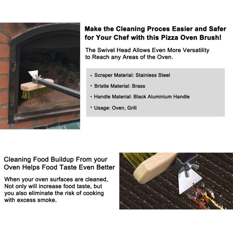 Thickened Oven Brush Home Transfer Shovel Oven Brush