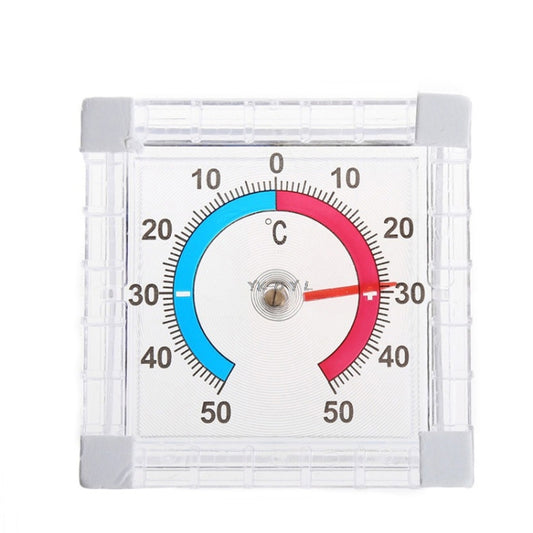 Square Window Door Thermometer Pointer Type Cold And Summer Table