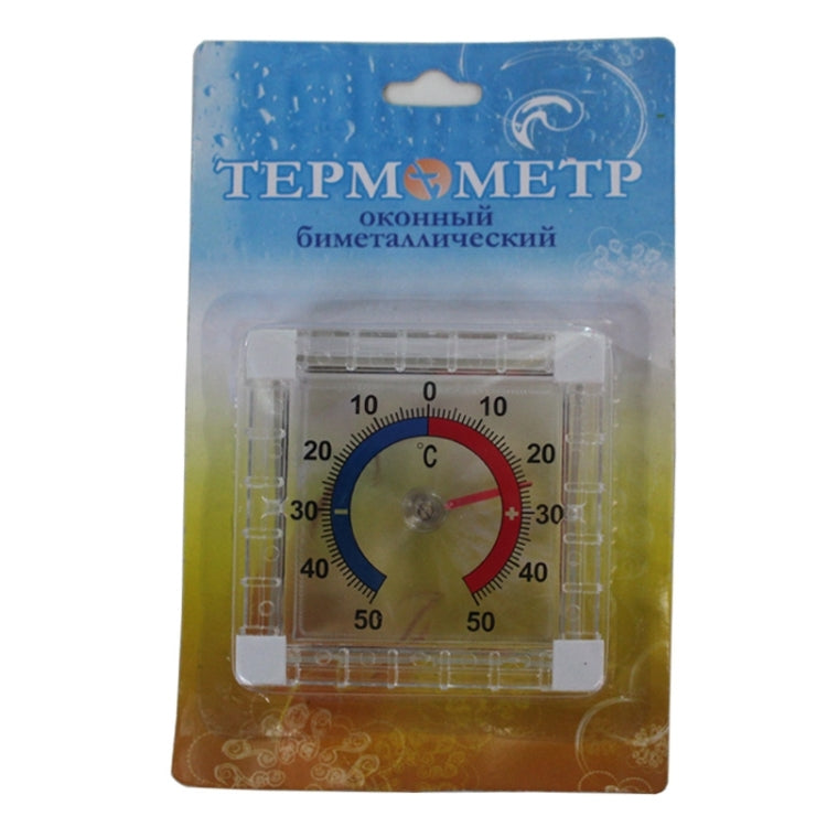 Square Window Door Thermometer Pointer Type Cold And Summer Table