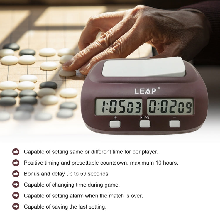 LEAP PQ9907S Chess Clock International Chess Go Clock